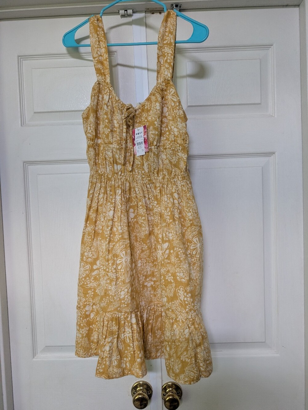 Roxy Yellow Floral Sundress